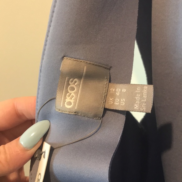 ASOS Pencil Peplum Midi Dress - Picture 7 of 7